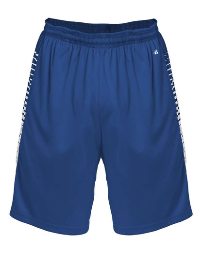 Badger Youth Lineup Shorts 2212 #color_Royal