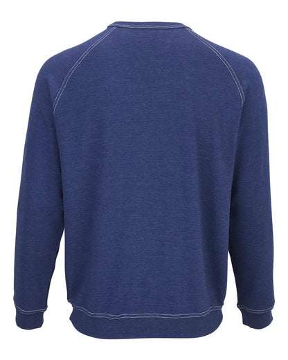 Boxercraft French Terry Crew Pullover BM5104 #color_Navy Heather