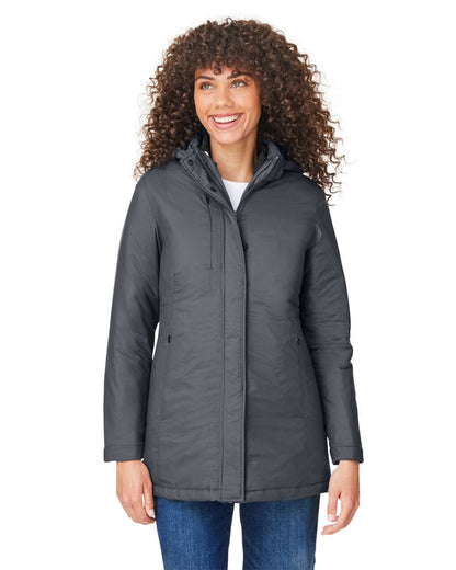 CORE365 Women's Inspire 3-in-1 Jacket with Insulated Liner CE725W #colormdl_Carbon/ Black