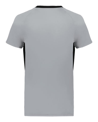 Augusta Sportswear Unisex Octane Soccer Jersey 322240 #color_Silver/ Black
