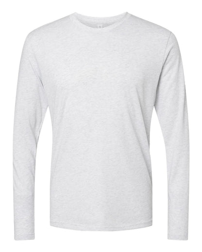 Next Level Triblend Long Sleeve T-Shirt 6071 #color_Heather White