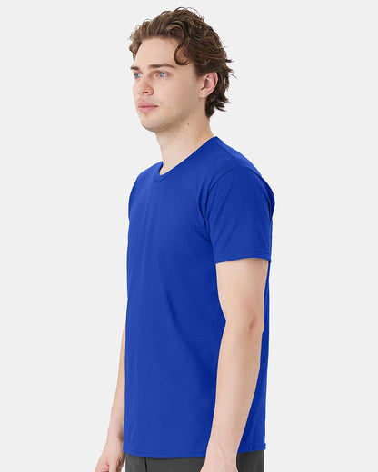 Hanes Unisex Perfect-T DTG T-Shirt 498PT #colormdl_Deep Royal