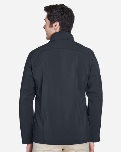 CORE365 Men's Cruise Two-Layer Fleece Bonded Soft Shell Jacket 88184 #colormdl_Carbon
