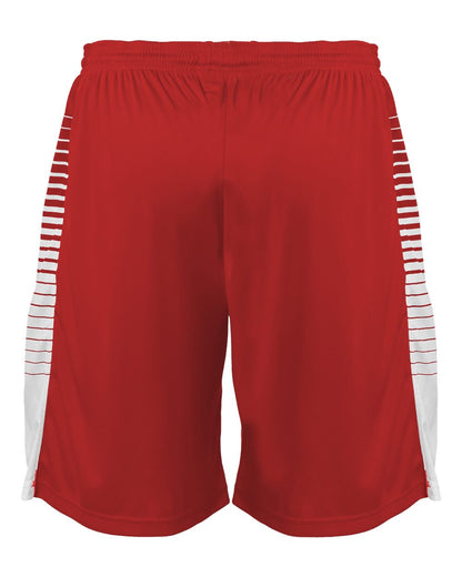 Badger Lineup Shorts 4212 #color_Red