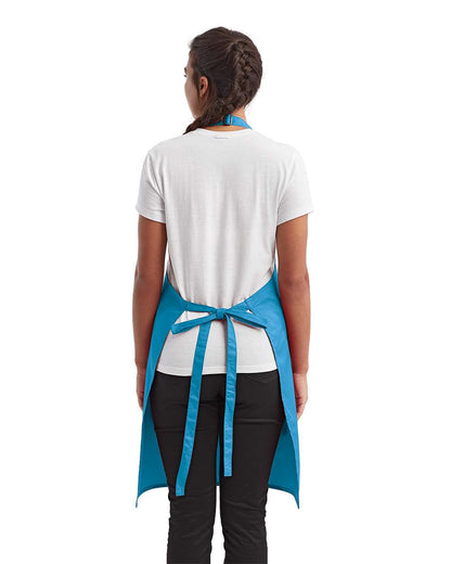 Artisan Collection by Reprime Recycled Pocket Bib Apron RP154 #colormdl_Turquoise