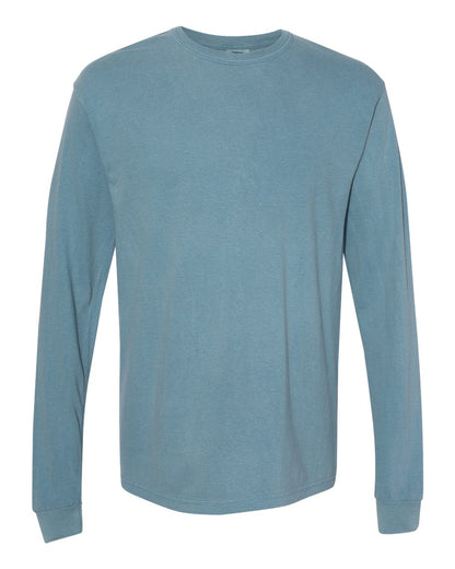 Comfort Colors Unisex Garment-Dyed Heavyweight Long Sleeve T-Shirt 6014 #color_Ice Blue