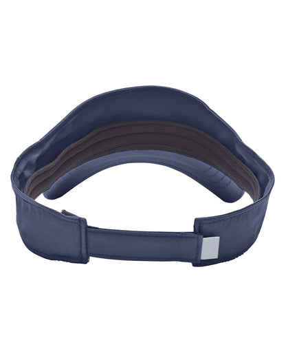 CORE365 Drive Performance Visor CE002 #color_Classic Navy Heather/ Carbon