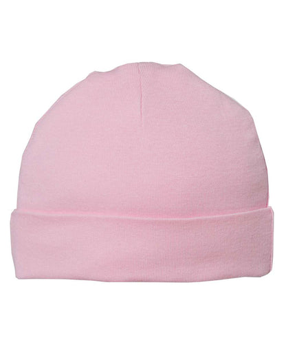 Rabbit Skins Infant Baby Rib Beanie 4451 #color_Pink