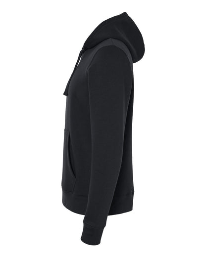 J. America Unisex BTB Fleece Hooded Sweatshirt 8720 #color_Black
