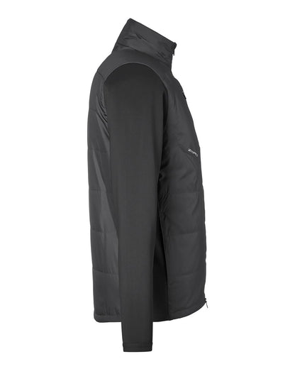 Zero Restriction Men's Lightweight Hybrid Jacket W1018 #color_Black
