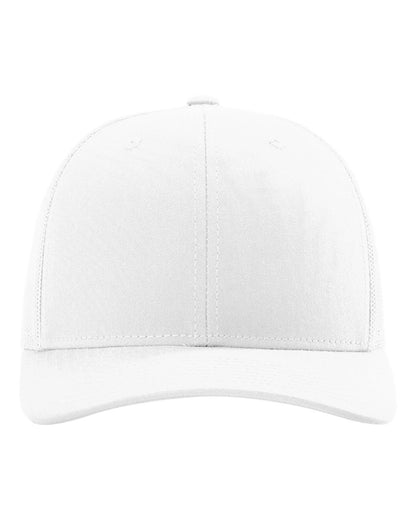 Richardson 112+ R-Flex Adjustable Trucker Cap 112PL #color_White
