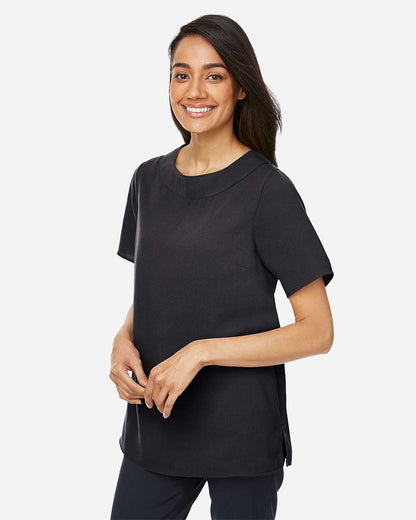 Devon & Jones Women's Perfect Fit™ Boat Neck Blouse DP613W #colormdl_Black