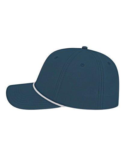 CAP AMERICA Athletic Rope Cap i7256 #color_Dark Blue/ White