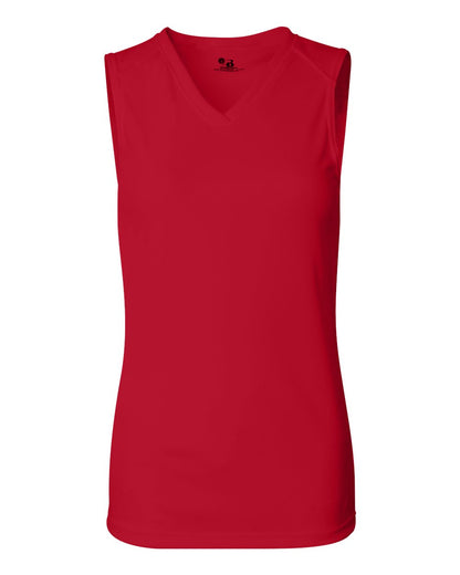 Badger Women's B-Core Sleeveless T-Shirt 4163 #color_Red