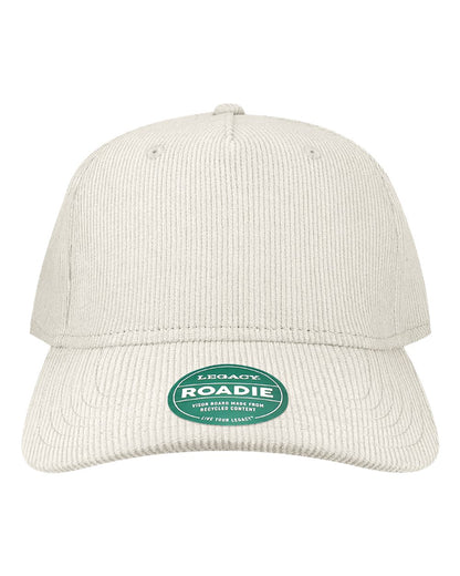 LEGACY Five-Panel Trucker Cap ROADIE #color_Ivory Corduroy