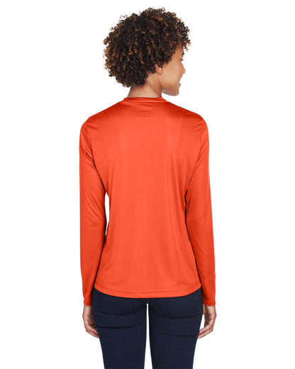 Team 365 Women's Zone Performance Long Sleeve T-Shirt TT11WL #colormdl_Sport Orange