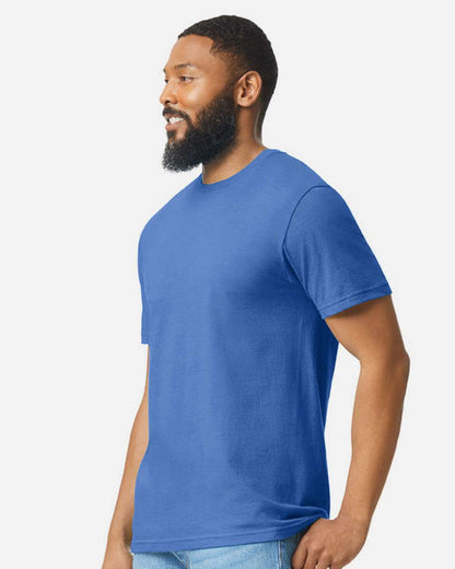 Gildan Unisex Softstyle® CVC T-Shirt 64000CVC #colormdl_Royal Mist