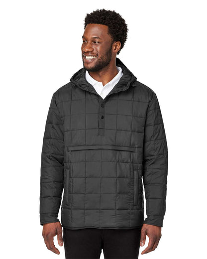North End Unisex Aura Packable Anorak NE722 #colormdl_Black