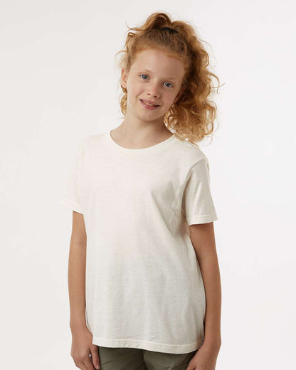 Tultex Youth Fine Jersey T-Shirt 235 #colormdl_Vintage White