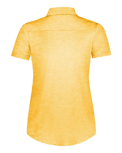 Holloway Women's Electrify CoolCore® Polo 222772 #color_Gold Heather