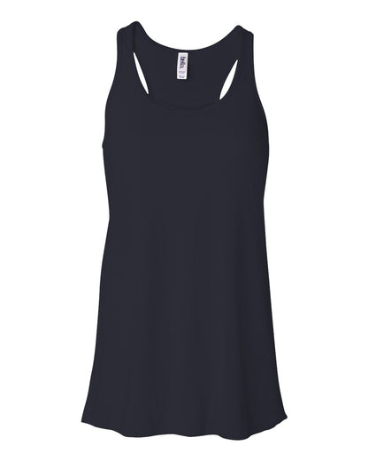 BELLA + CANVAS Women's Flowy Racerback Tank 8800 #color_Midnight