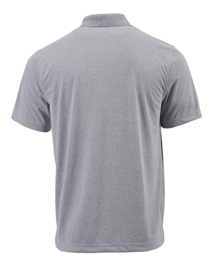 Paragon Youth Saratoga Performance Mini Mesh Polo 108Y #color_Heather Grey