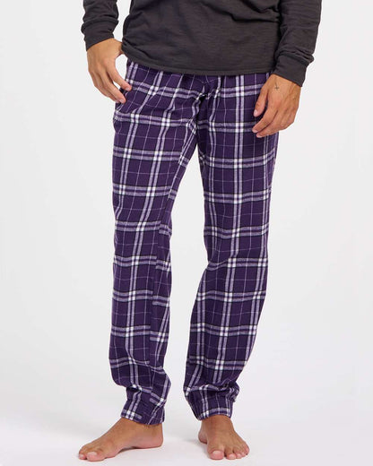 Boxercraft Flannel Joggers BM6625 #colormdl_Purple/ White