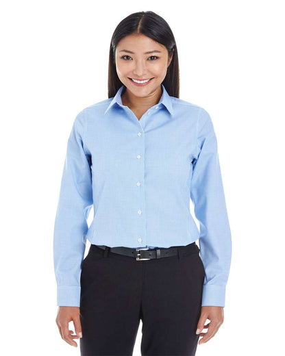 Devon & Jones Women's Crown Collection® Royal Dobby Woven Dress Shirt DG532W #colormdl_French Blue