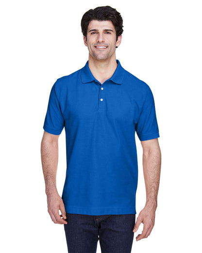 Devon & Jones Men's Pima Piqué Polo D100 #colormdl_French Blue