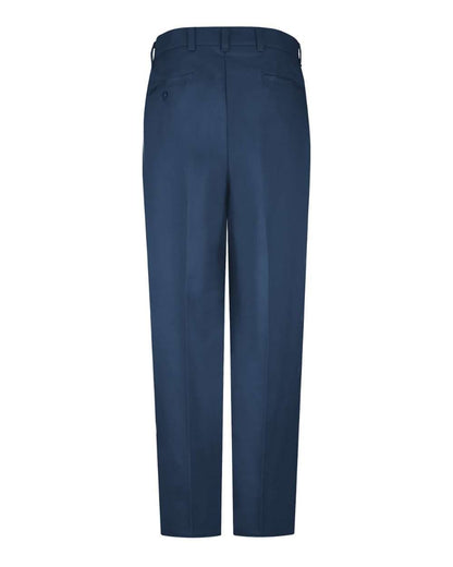 Red Kap Men's Wrinkle-Resistant Cotton Work Pants PC20 #color_Navy - 33I