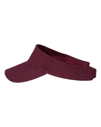 Valucap Bio-Washed Visor VC500 #color_Maroon