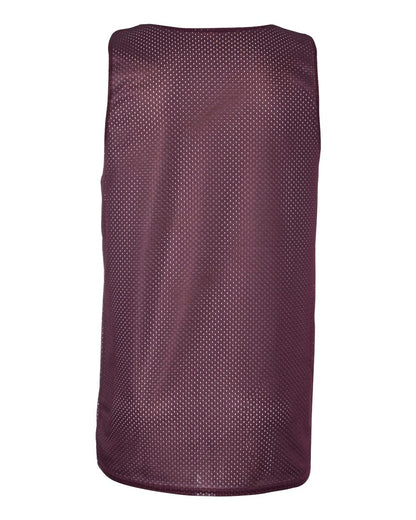 Badger Pro Mesh Reversible Tank Top 8529 #color_Maroon/ White