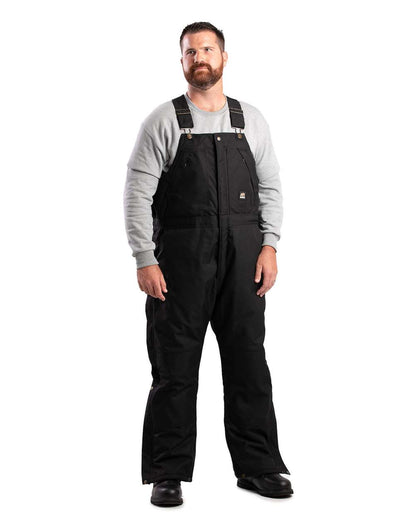 Berne Apparel Men's Icecap Insulated Bib Overall NB834 #colormdl_Black