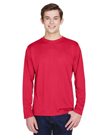 Team 365 Men's Zone Performance Long Sleeve T-Shirt TT11L #colormdl_Sport Red