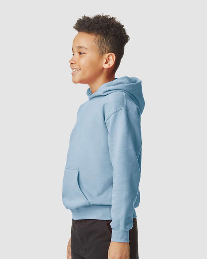 Gildan Softstyle® Youth Midweight Hooded Sweatshirt SF500B #colormdl_Stone Blue