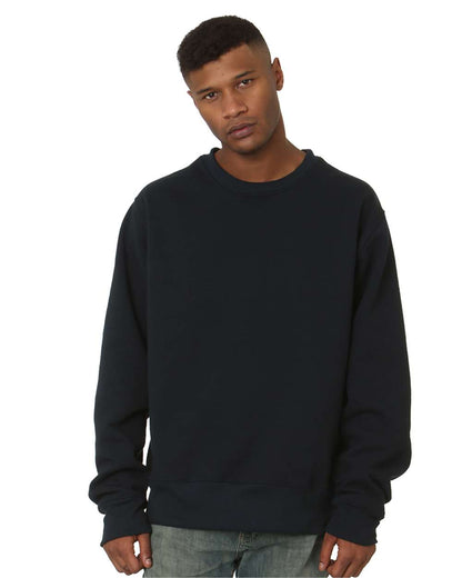 Bayside Unisex USA-Made Super Heavy Oversized Crewneck Sweatshirt 4025 #colormdl_Navy