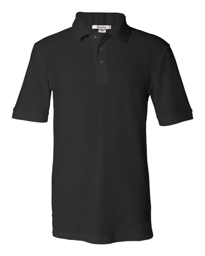 Sierra Pacific Men's Silky Smooth Piqué Polo 0500 #color_Black