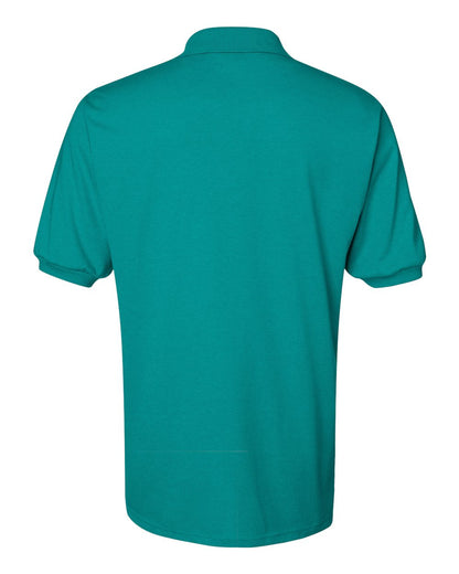 JERZEES Men's SpotShield® 50/50 Polo 437MSR #color_Jade