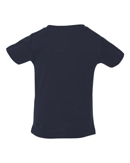 Rabbit Skins Infant Fine Jersey Tee 3322 #color_Navy