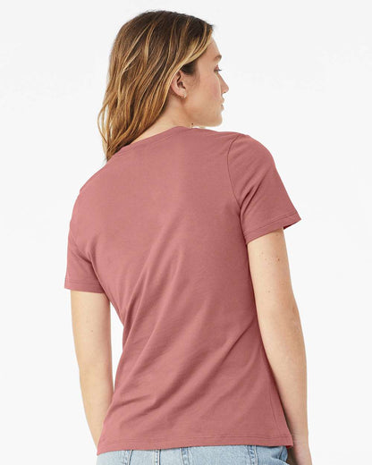 BELLA + CANVAS Women’s Relaxed Jersey Tee 6400 #colormdl_Mauve