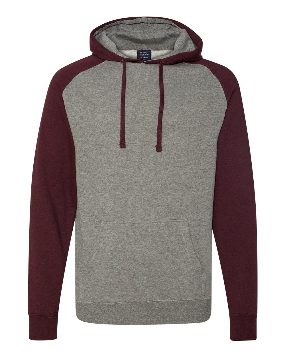 #color_Gunmetal Heather/ Burgundy Heather