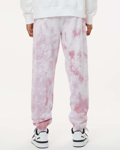 Dyenomite Dream Tie-Dyed Sweatpants 973VR #colormdl_Rose Crystal