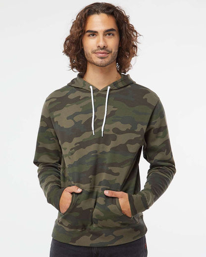 Independent Trading Co. Unisex Lightweight Hooded Sweatshirt AFX90UN #colormdl_Forest Camo