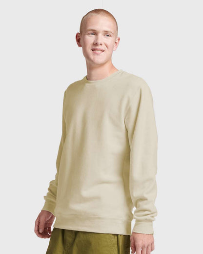 JERZEES Unisex Eco™ Premium Blend Ring-Spun Crewneck Sweatshirt 701MR #colormdl_Sweet Cream Heather