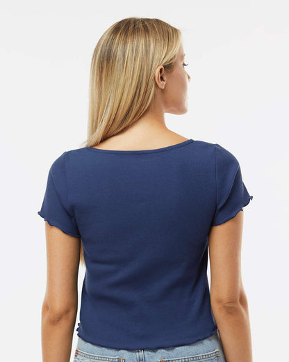 Boxercraft Women's Baby Rib T-Shirt BW2403 #colormdl_Navy