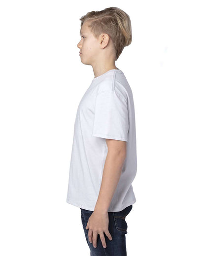 Threadfast Apparel Youth Ultimate CVC T-Shirt 600A #colormdl_Silver