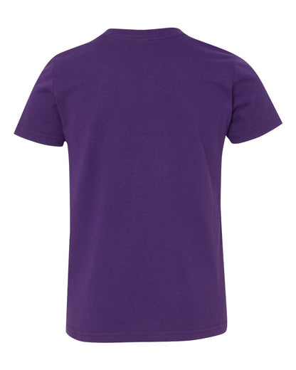 BELLA + CANVAS Youth Jersey Tee 3001Y #color_Team Purple