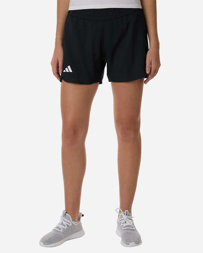 Adidas Women's D4T Woven 3" Shorts AT306 #colormdl_Black/ White