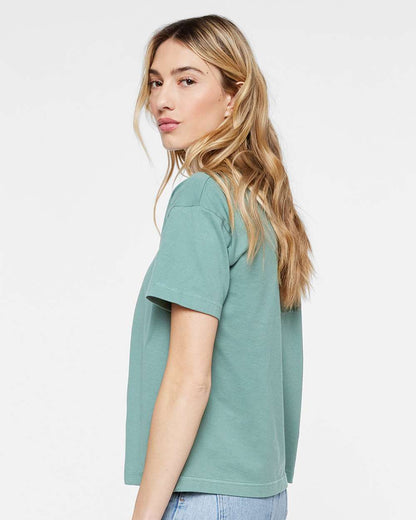 LAT Relaxed Crew Tee 3520 #colormdl_Saltwater