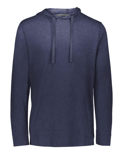 Holloway Men's Repreve® Eco Hooded Sweatshirt 222577 #color_Navy Heather